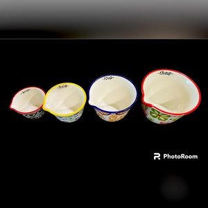Pioneer Woman Ceramic Measuring Cups